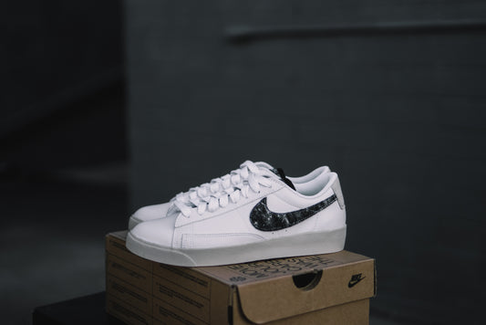 Women's-Exclusive Nike Blazer Low Features Recycled Wool Material