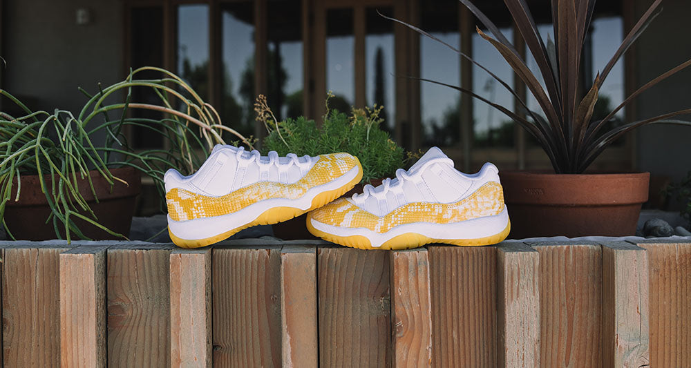 Air Jordan 11 Low WMNS 'Yellow Snakeskin' is a Summer Classic