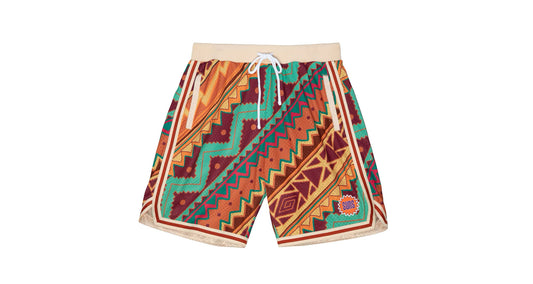 Valley Pride Inspires the Mitchell & Ness for Manor 'Game Day Pattern' Shorts