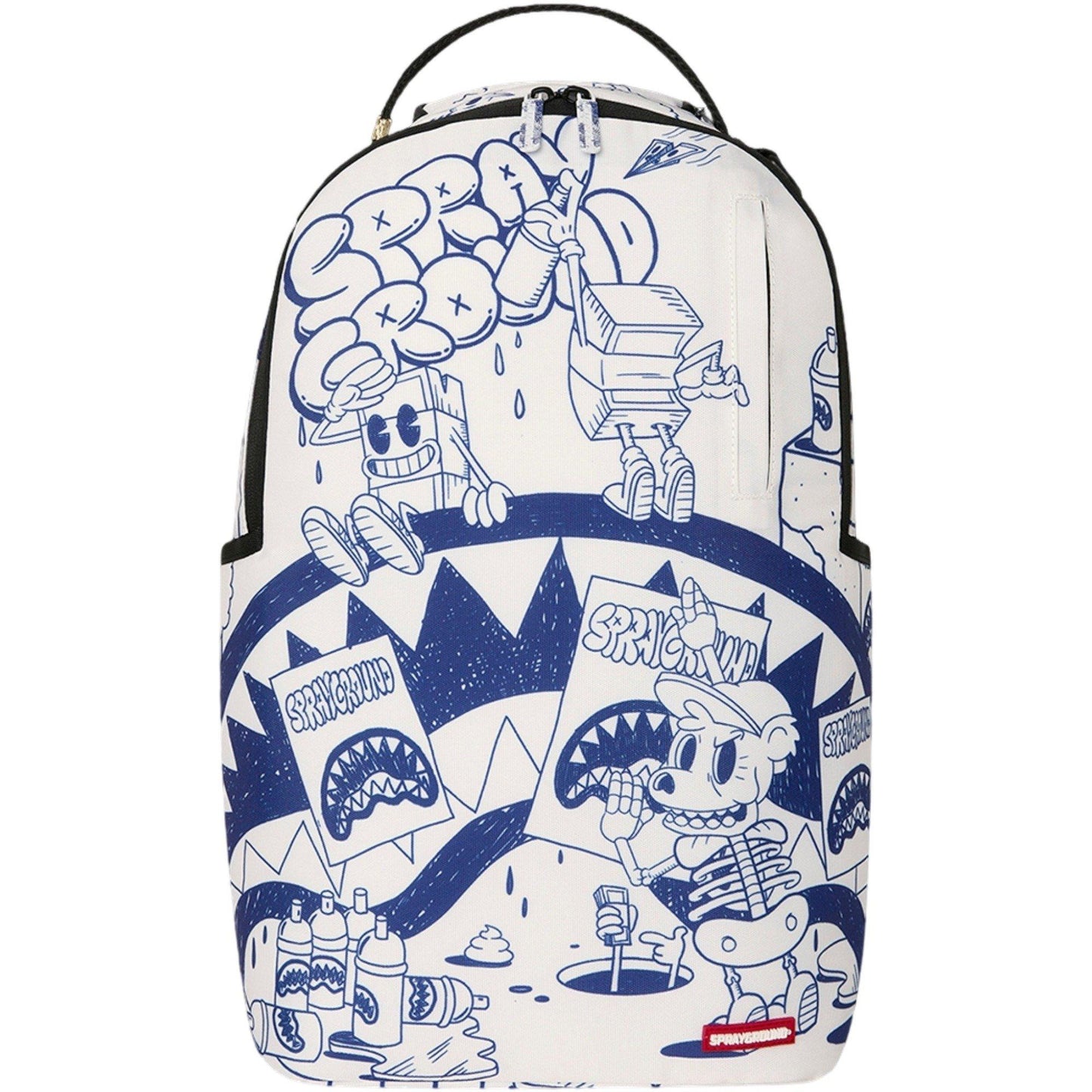 Sprayground "Notebook Blue Ink Doodle" Backpack - Assorted
