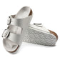 Birkenstock "Arizona Big Buckle (Regular Fit)" W - White