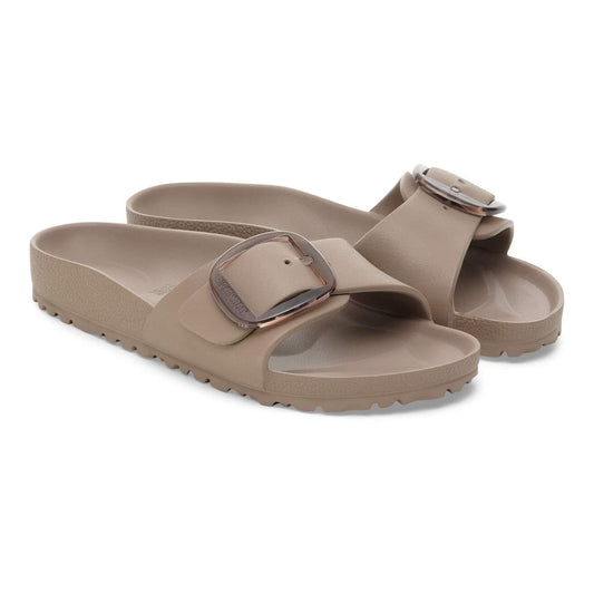 Birkenstock "Madrid Big Buckle (Narrow Fit) EVA" Womens - Gray Taupe