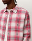 Stussy "Motif Plaid Shirt" M - Pink