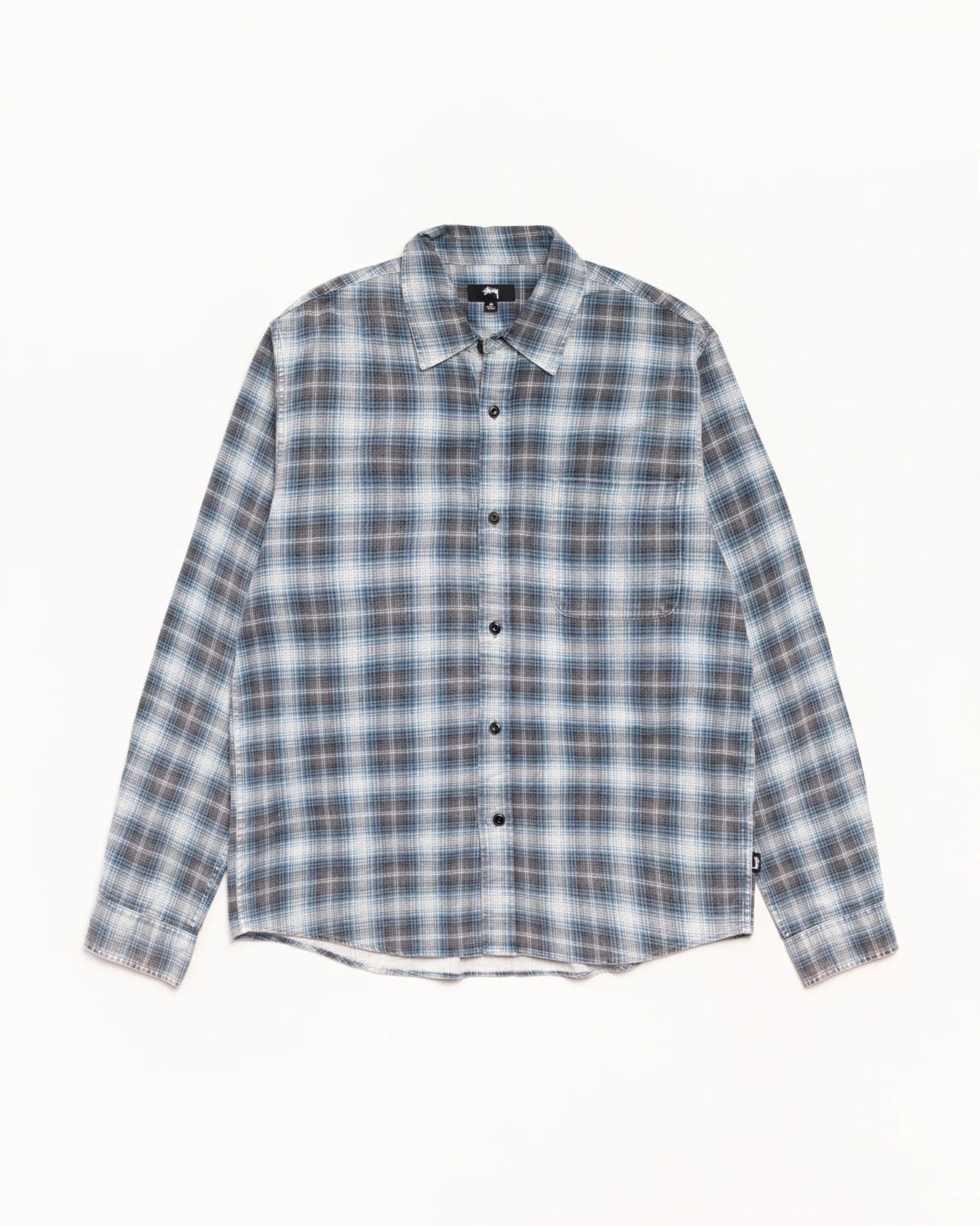 Stussy "Dax Plaid Shirt" M - Blue