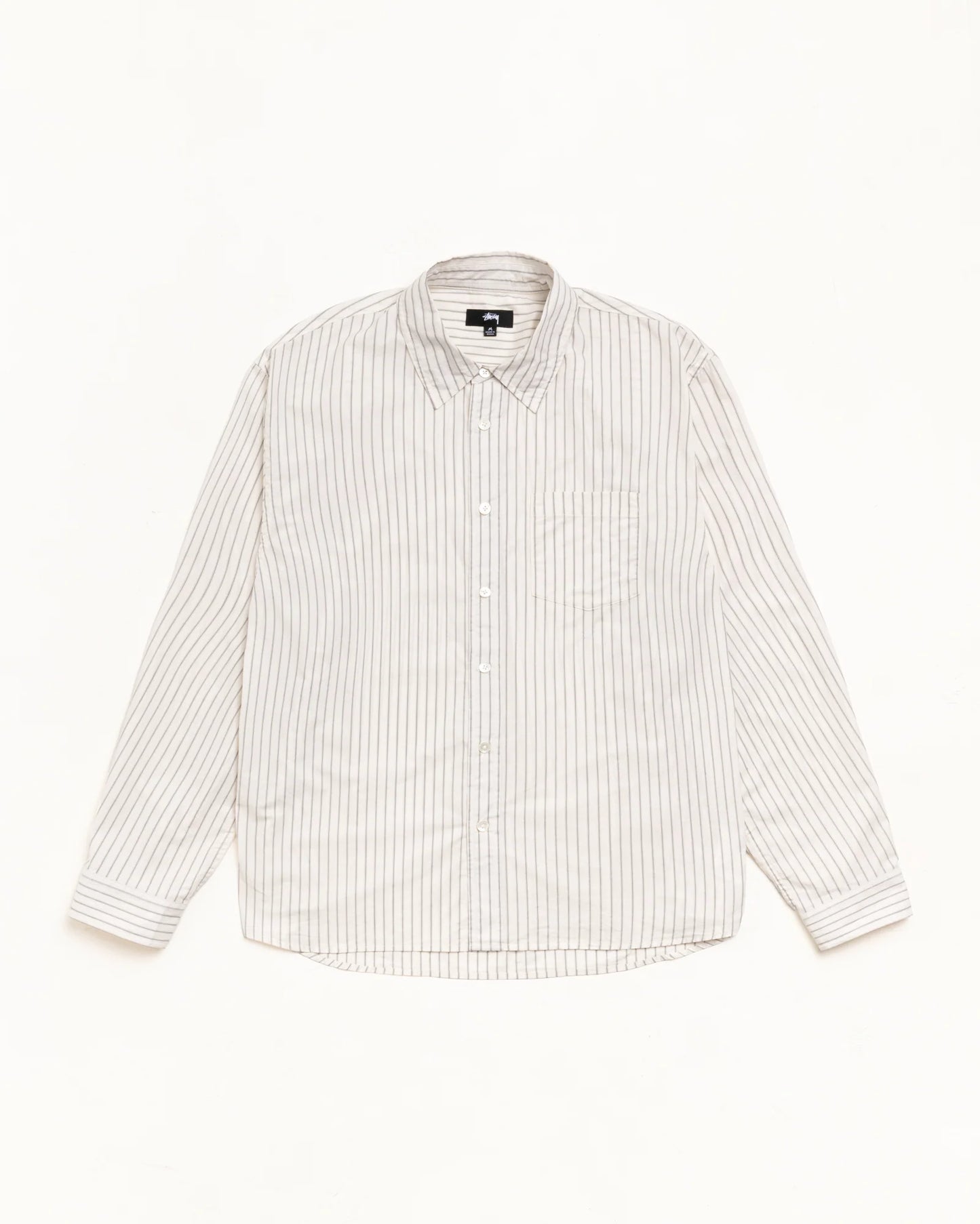 Stussy "Standard LS Shirt" Mens - Natural Stripe