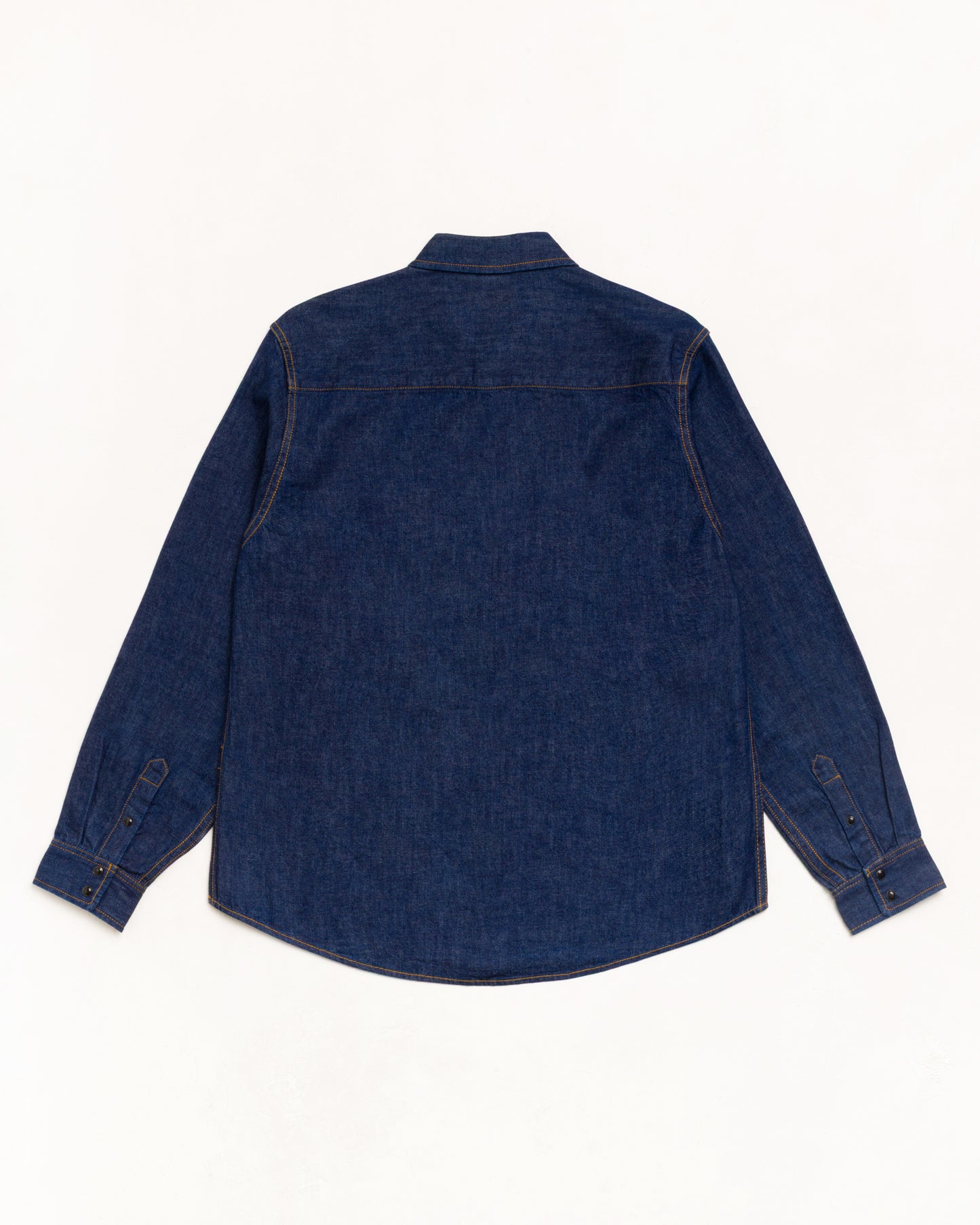Stussy "Denim" Western Shirt" Mens - Dark Denim