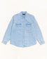 Stussy "Denim Western Shirt" Mens - Light Denim