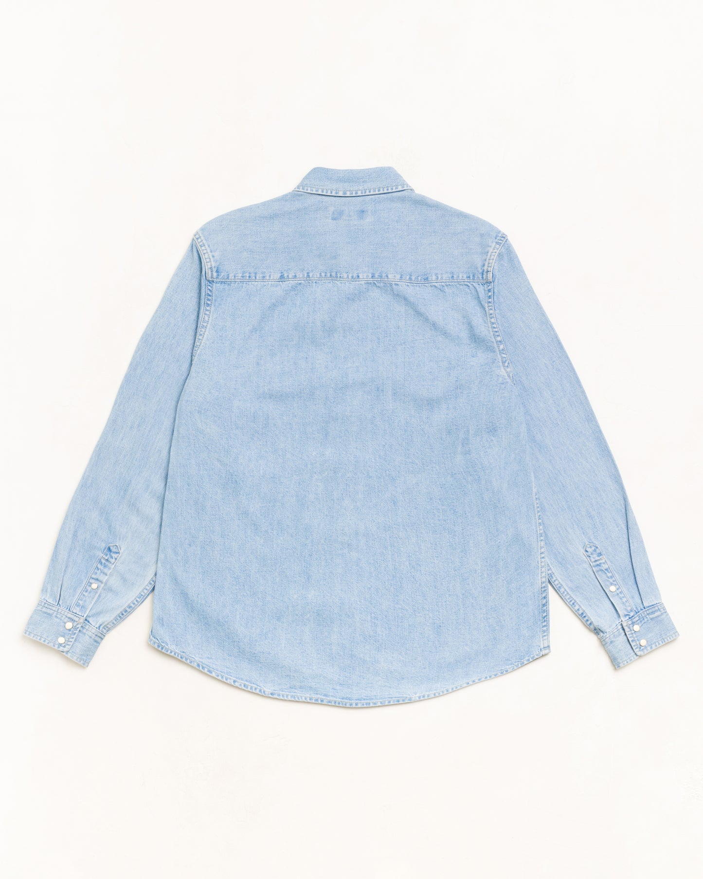 Stussy "Denim Western Shirt" Mens - Light Denim