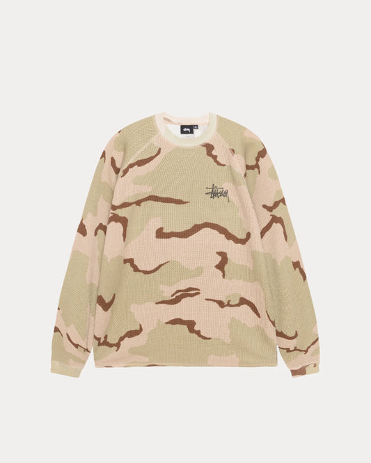 Stussy "Raglan Thermal Basic Stock" M - Sand Camo