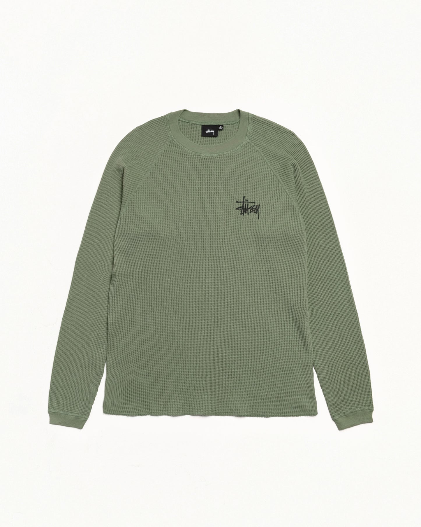 Stussy "Raglan Thermal Basic Stock" Mens - Sage