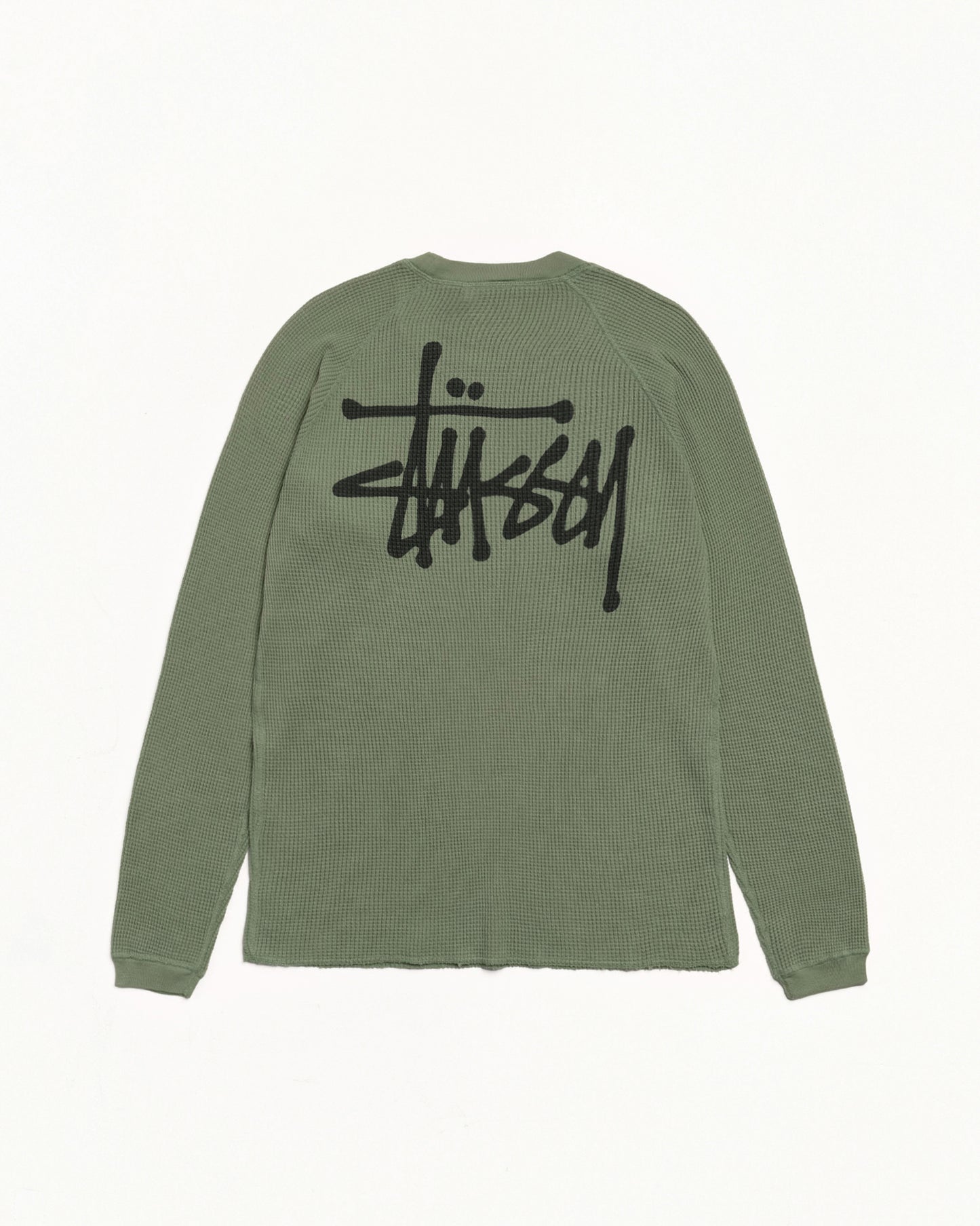 Stussy "Raglan Thermal Basic Stock" Mens - Sage