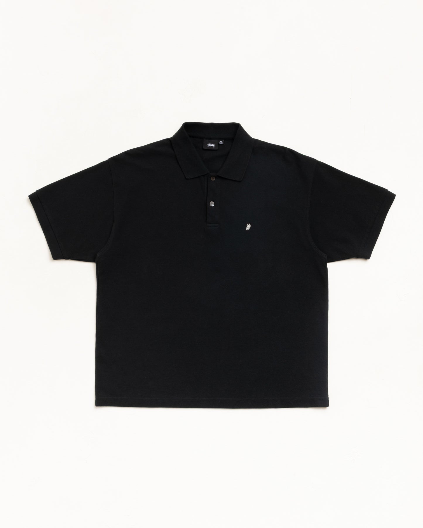 Stussy "Classic Pique Polo" Mens - Black