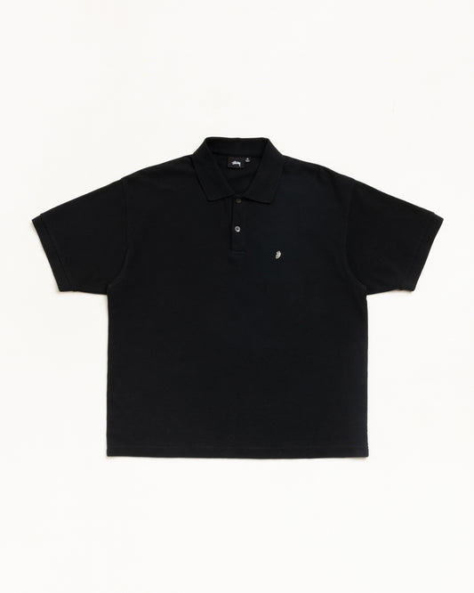 Stussy "Classic Pique Polo" Mens - Black