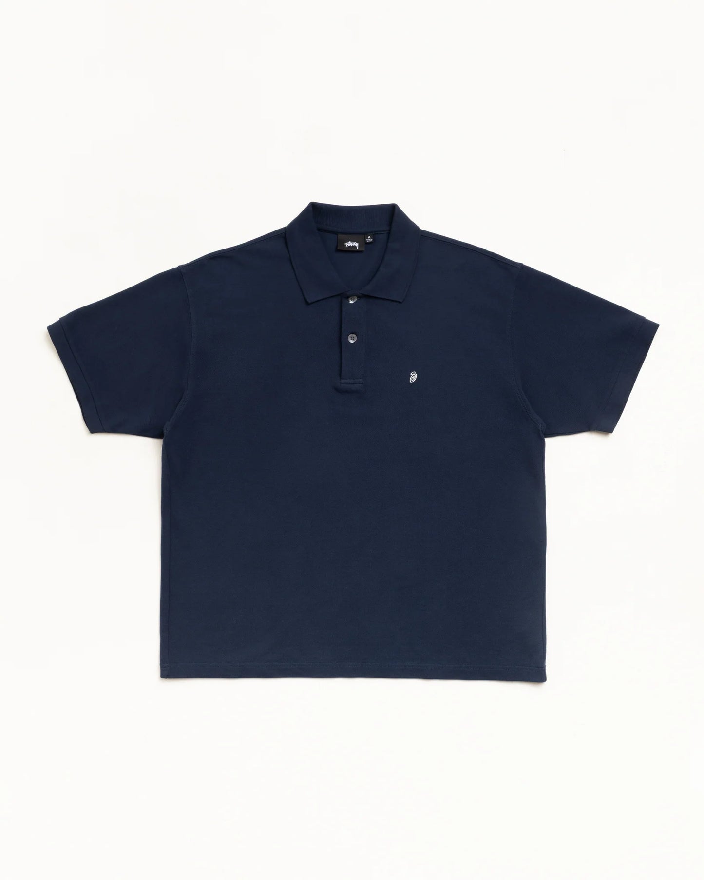 Stussy "Classic Pique Polo" Mens - Navy