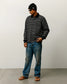 Stussy "Striped Rugby Shirt" Mens - Black