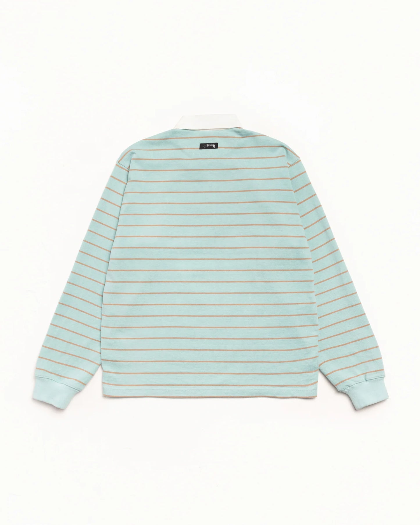 Stussy "Striped Rugby Shirt" M - Blue