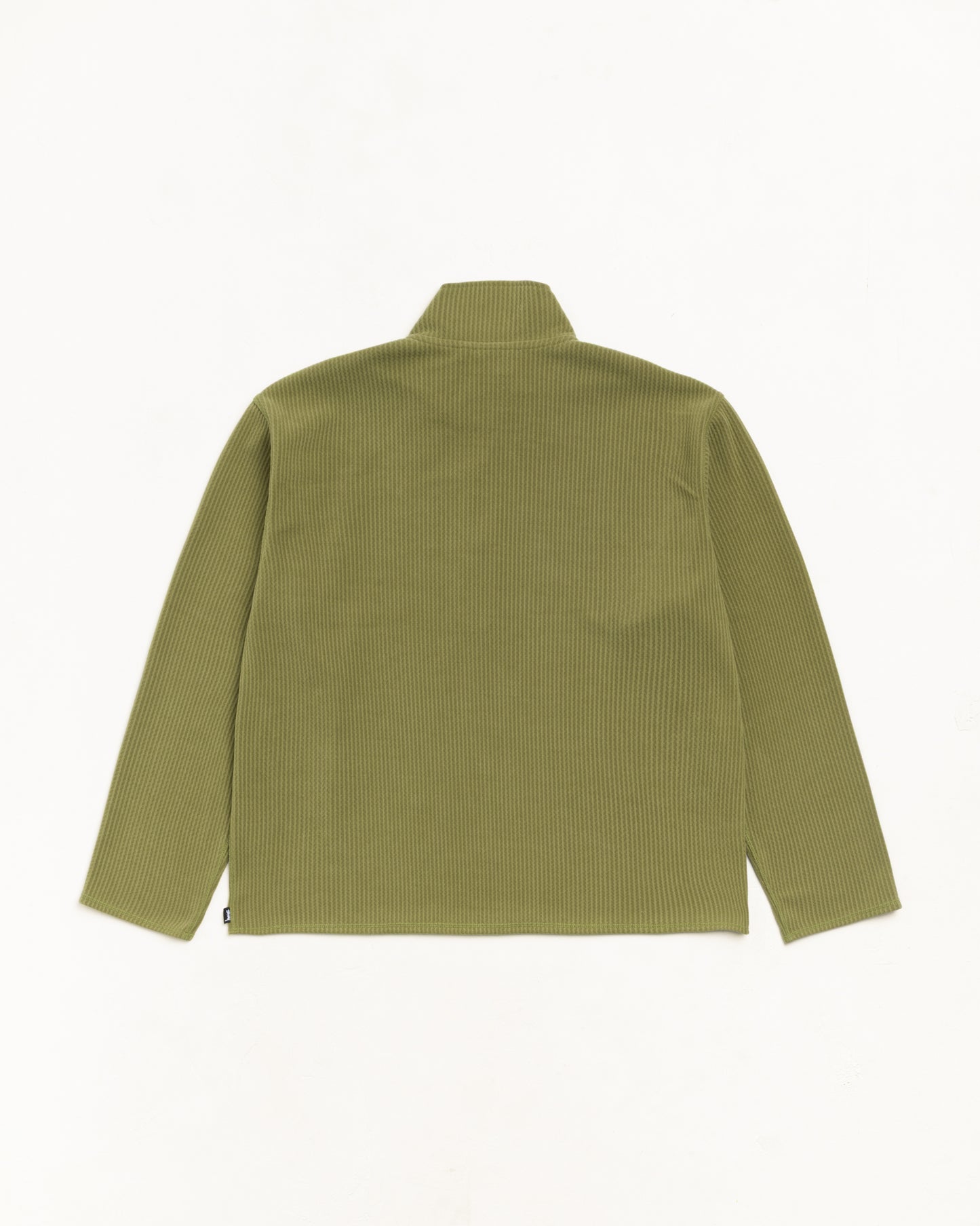 Stussy "Textured Zip Mock" Mens - Olive