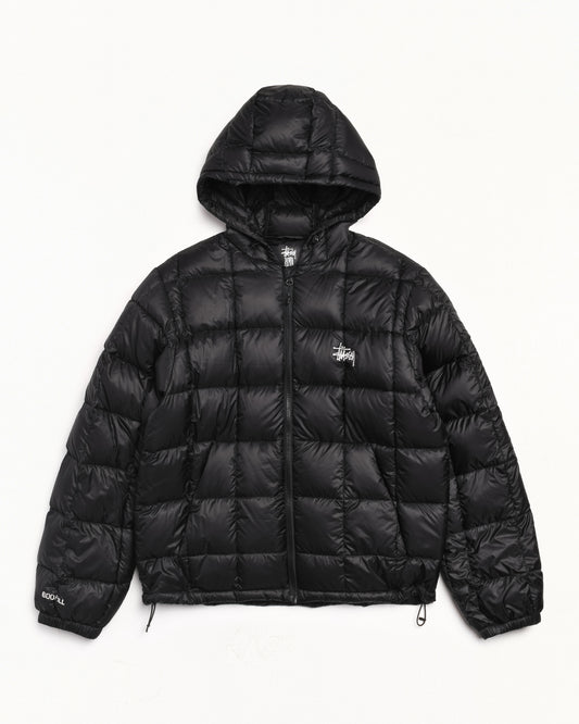 Stussy "Midweight Hooded Puffer" Mens - Black