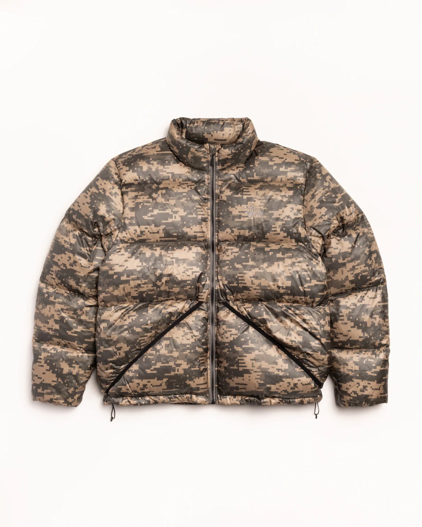 Stussy "Micro Ripstop Down Jacket" M - Digi Camo