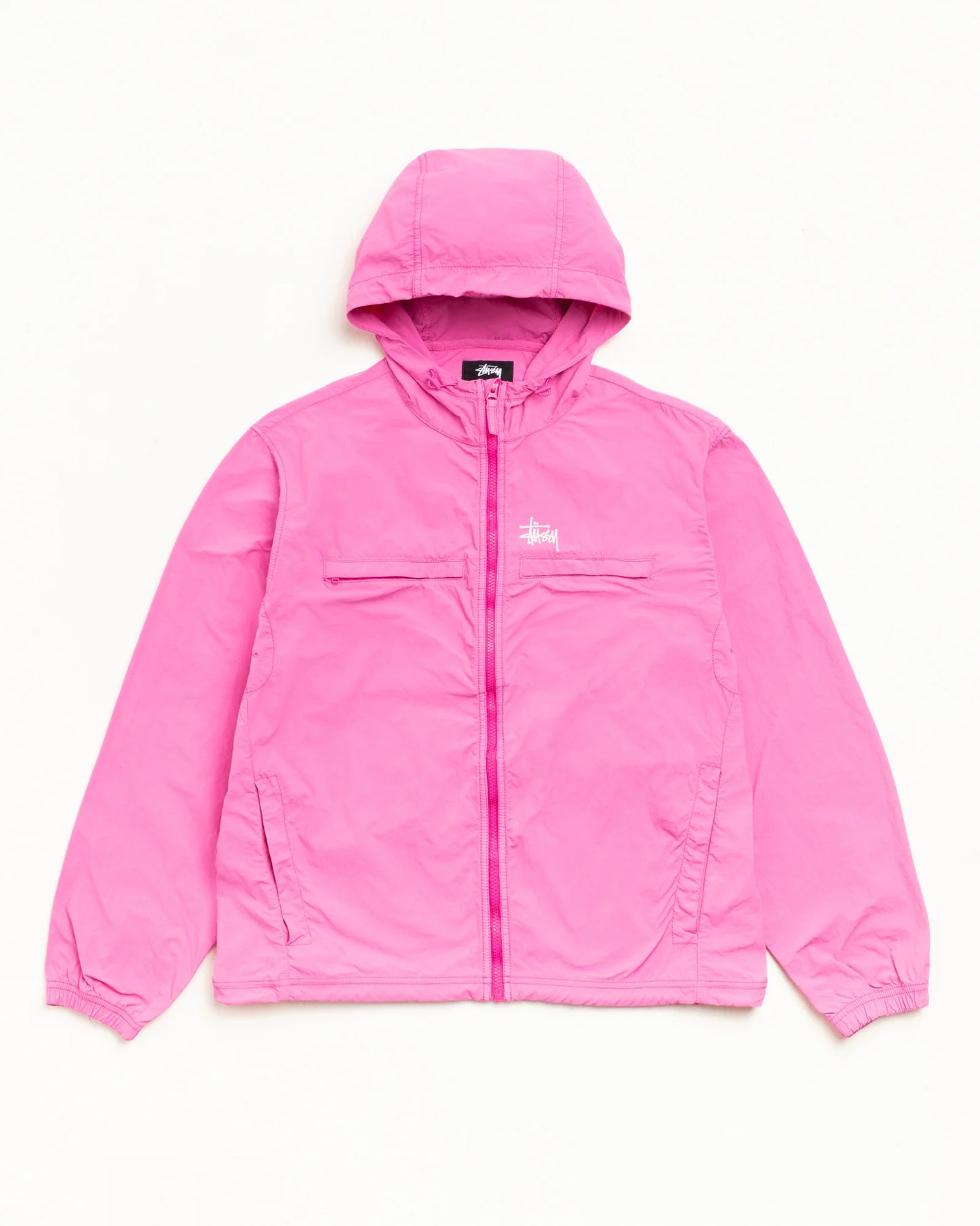 Stussy "Lightweight Hooded Jacket" Mens - Pink