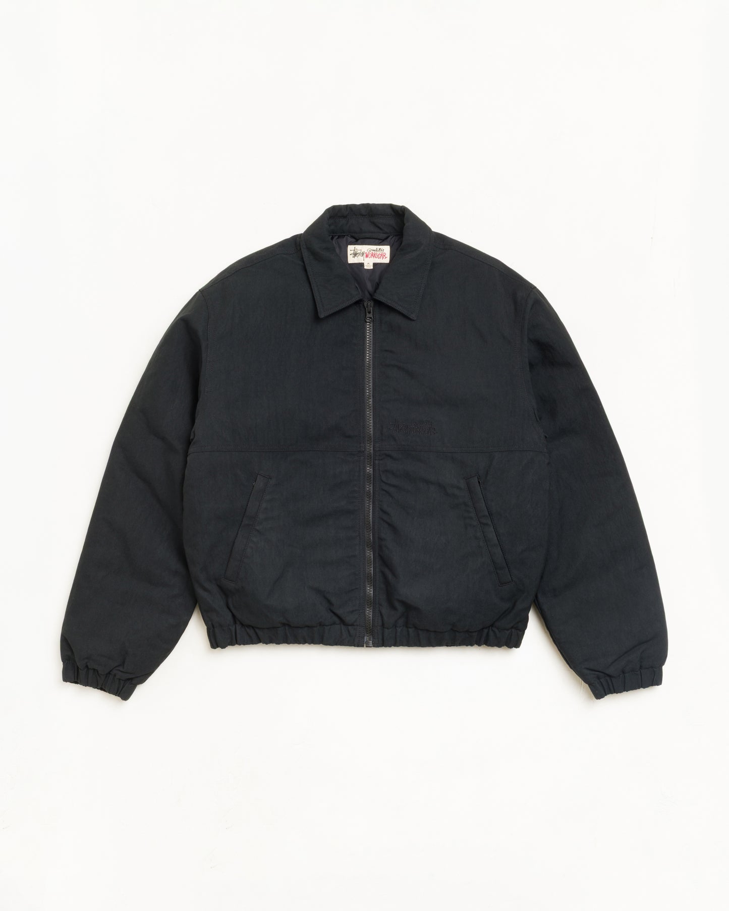 Stussy "Nyco Collared Work Jacket" Mens - Black