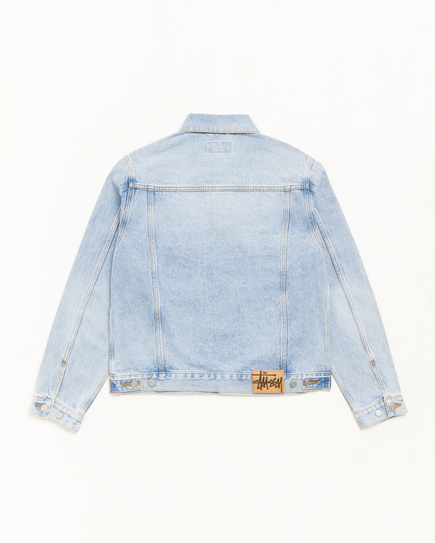 Stussy "Trucker Denim" Mens - Light Wash Indigo