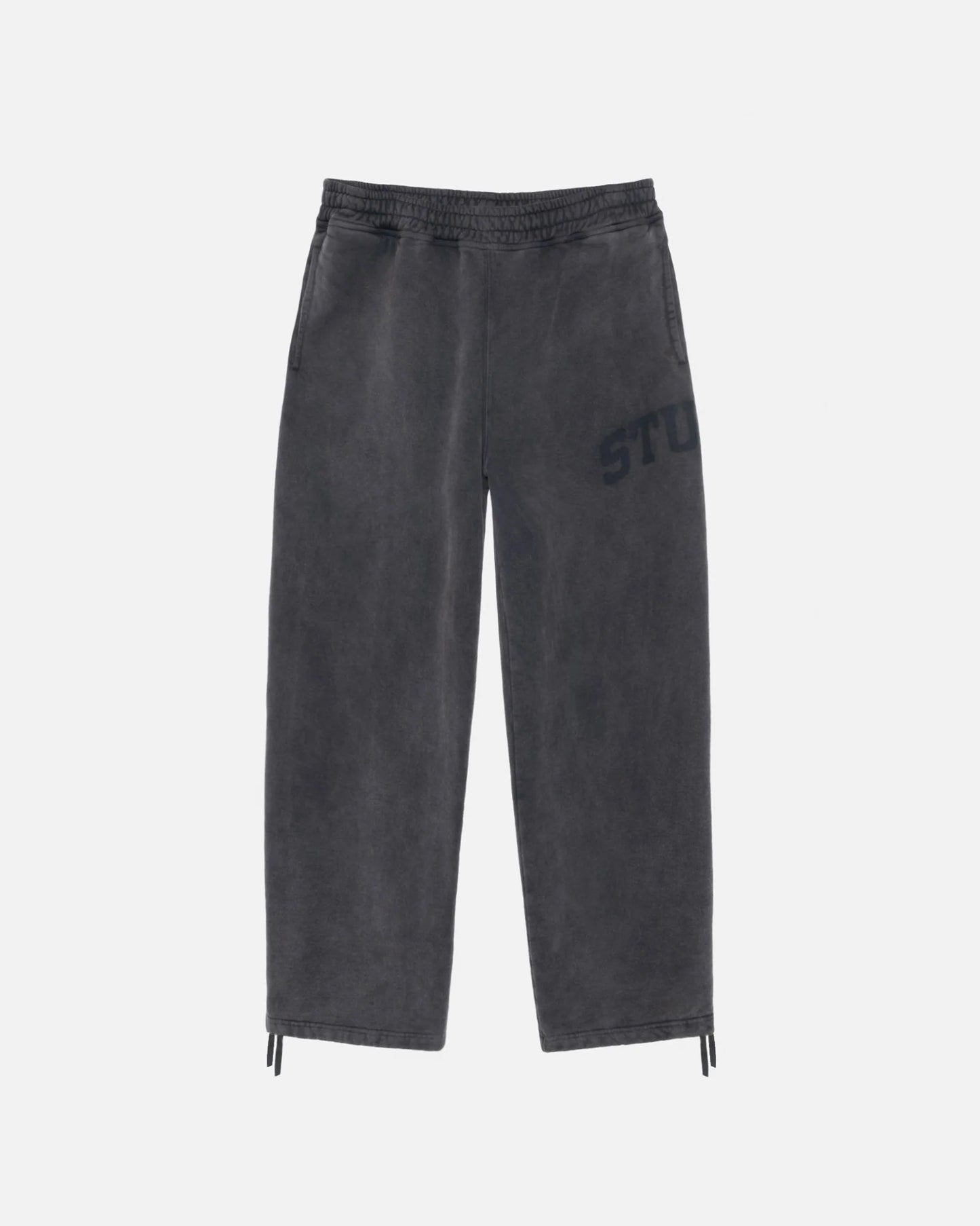 Stussy "Faded Graphic Fleece Pant" Mens - Washed Black