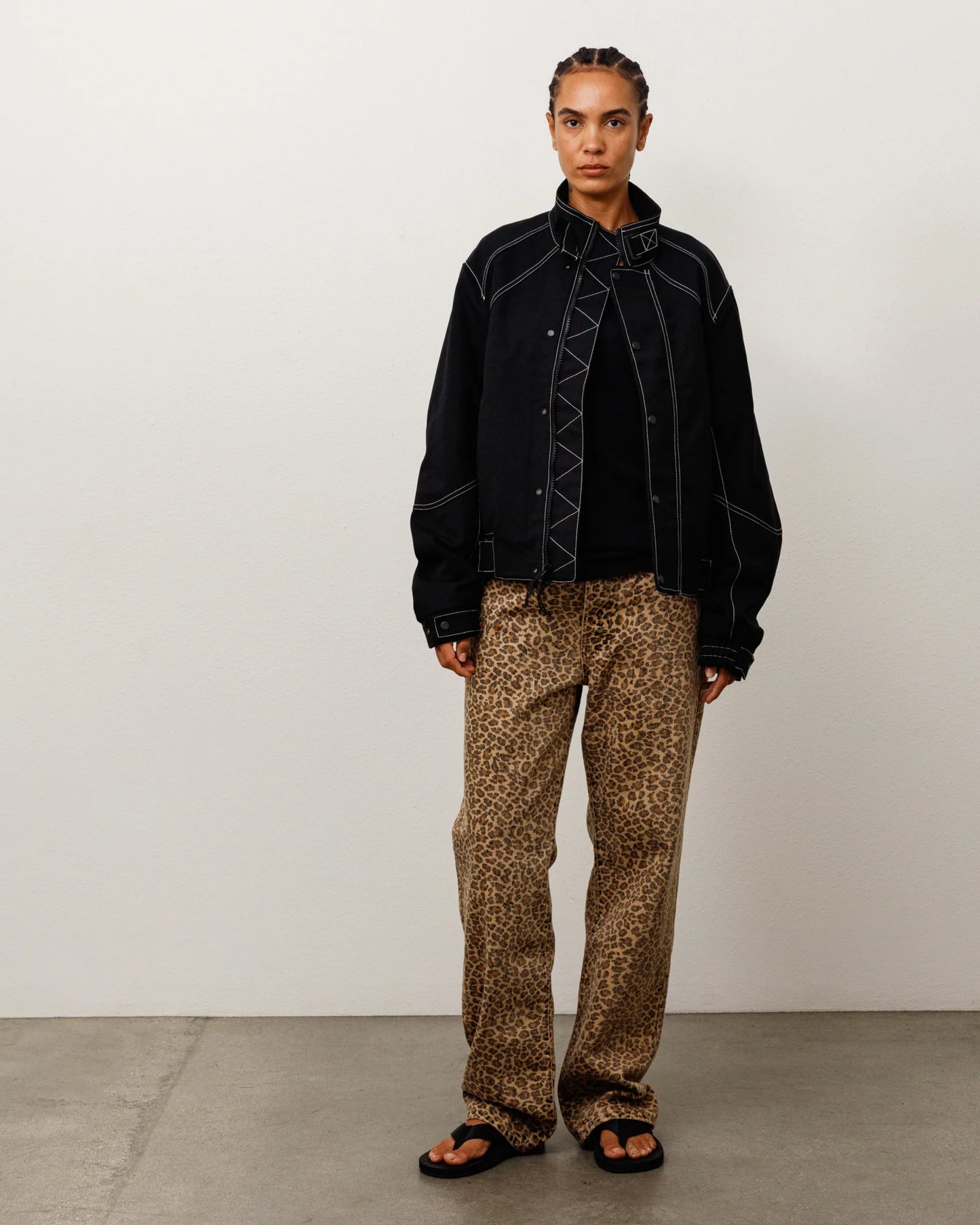 Stussy "New Classic Jeans Denim Vintage" Mens - Leopard