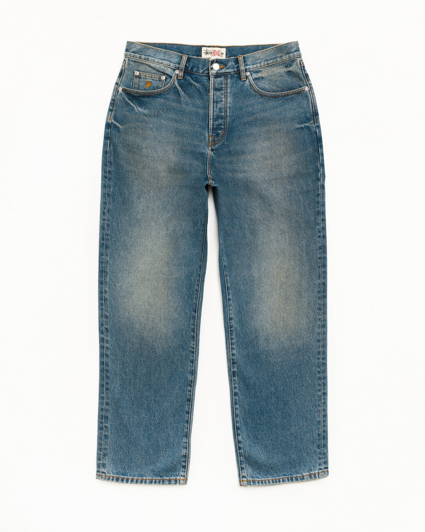 Stussy "Big Ol Jean Denim" Mens - Dark Wash Indigo