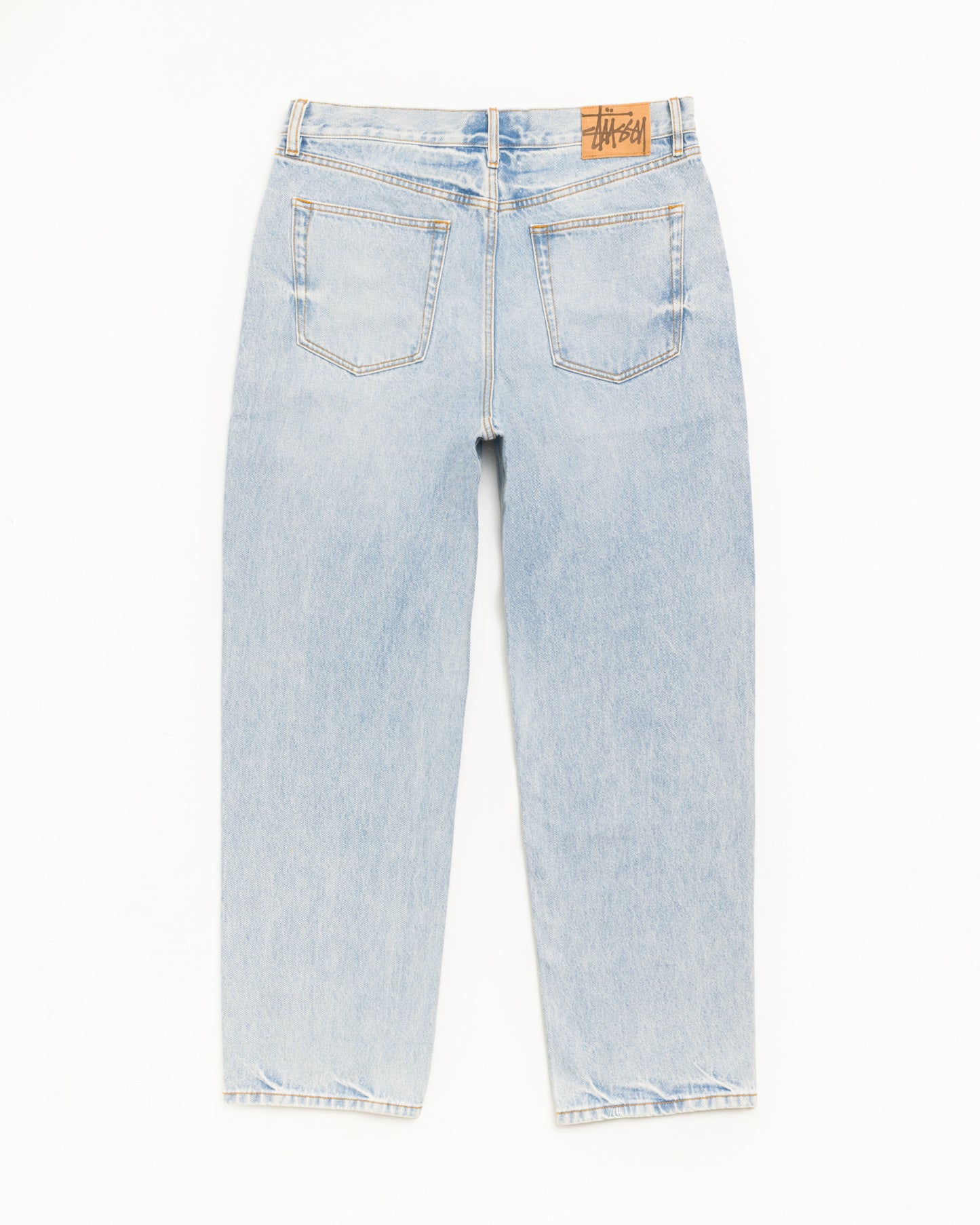 Stussy "Big Ol Jean Denim" Mens - Light Wash Indigo