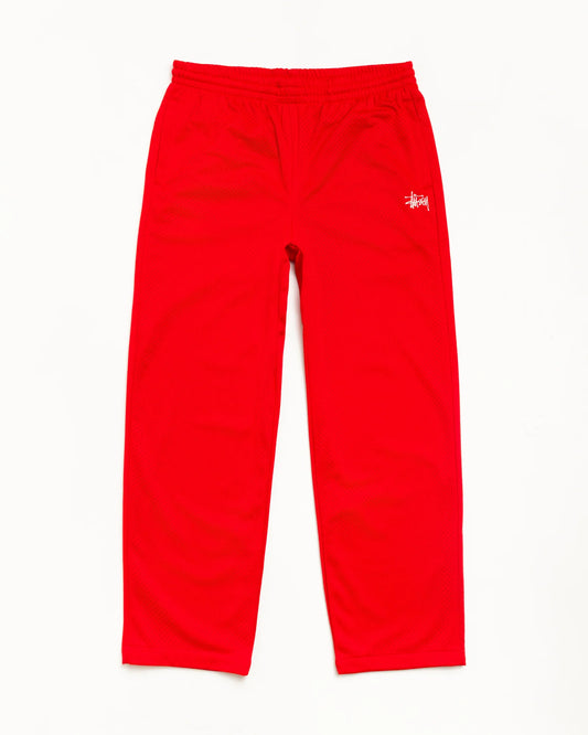 Stussy "Mesh Track Pant" Mens - Red