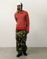 Stussy "Chunky Cotton Stripe Sweater" M - Brick