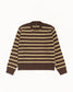 Stussy "Chunky Cotton Stripe Sweater" M - Forest