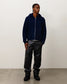 Stussy "Waffle Cashmere Zip" Mens - Deep Navy