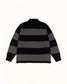 Stussy "Pique Knit Stripe Rugby" Mens - Black