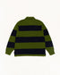 Stussy "Pique Knit Stripe Rugby" Mens - Olive