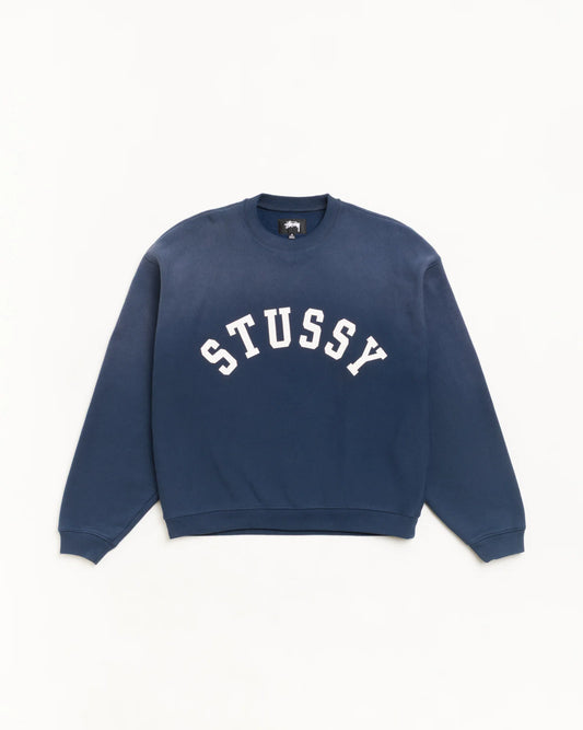 Stussy "Sun Faded Oversized Crew" Mens - Navy