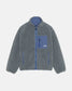 Stussy "Sherpa Reversible Jacket" Mens - Bluestone