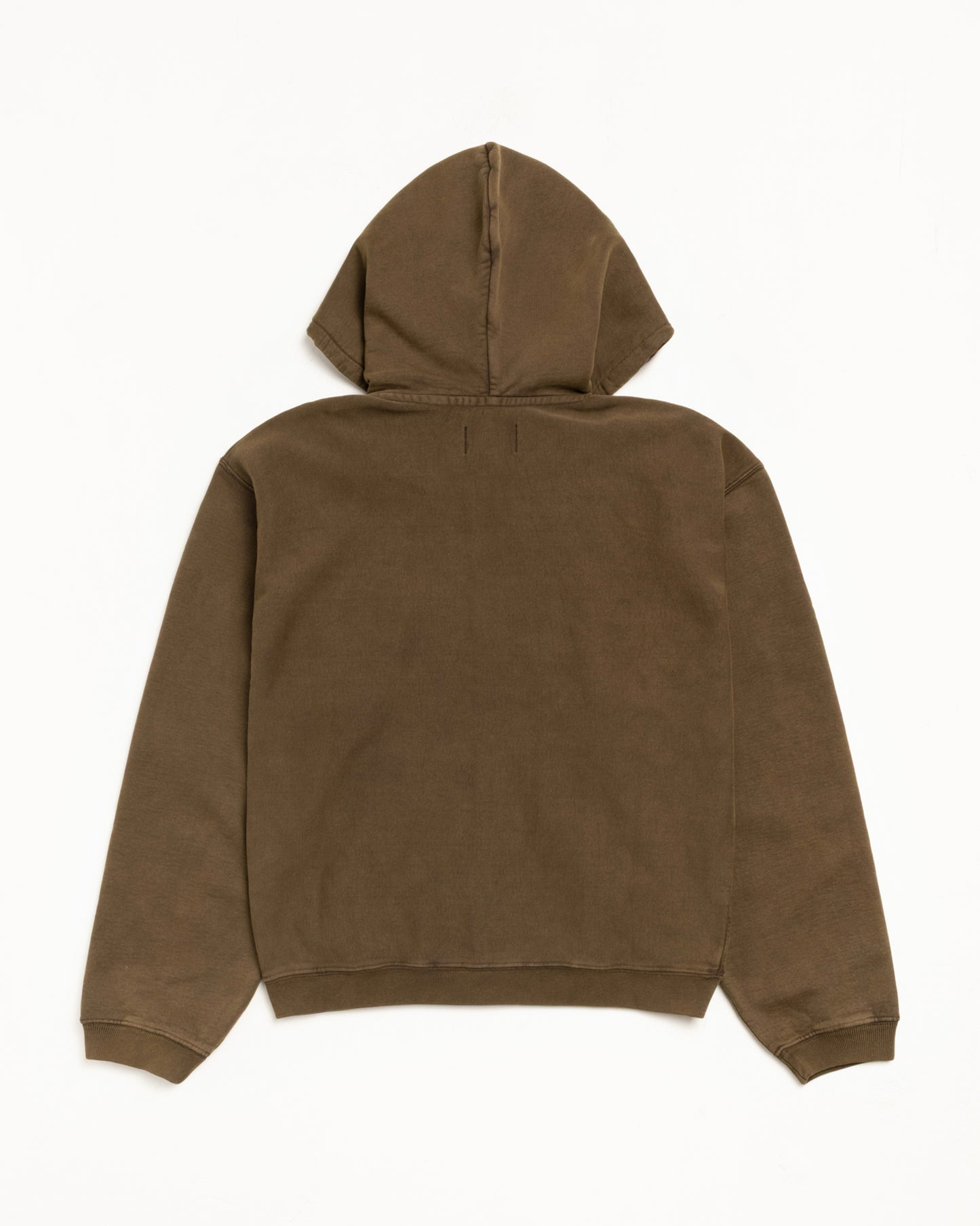 Stussy "Zip Hoodie Faded Graphic" Mens - Olive