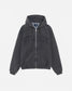 Stussy "Zip Hoodie Faded Graphic" Mens - Washed Black