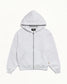 Stussy "Raglan Zip Hoodie" M - Ash Heather