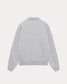Stussy "Fleece Raglan Zip Mock" M - Grey Heather