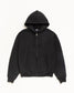 Stussy "Cursive Applique Zip Hood" Mens - Black