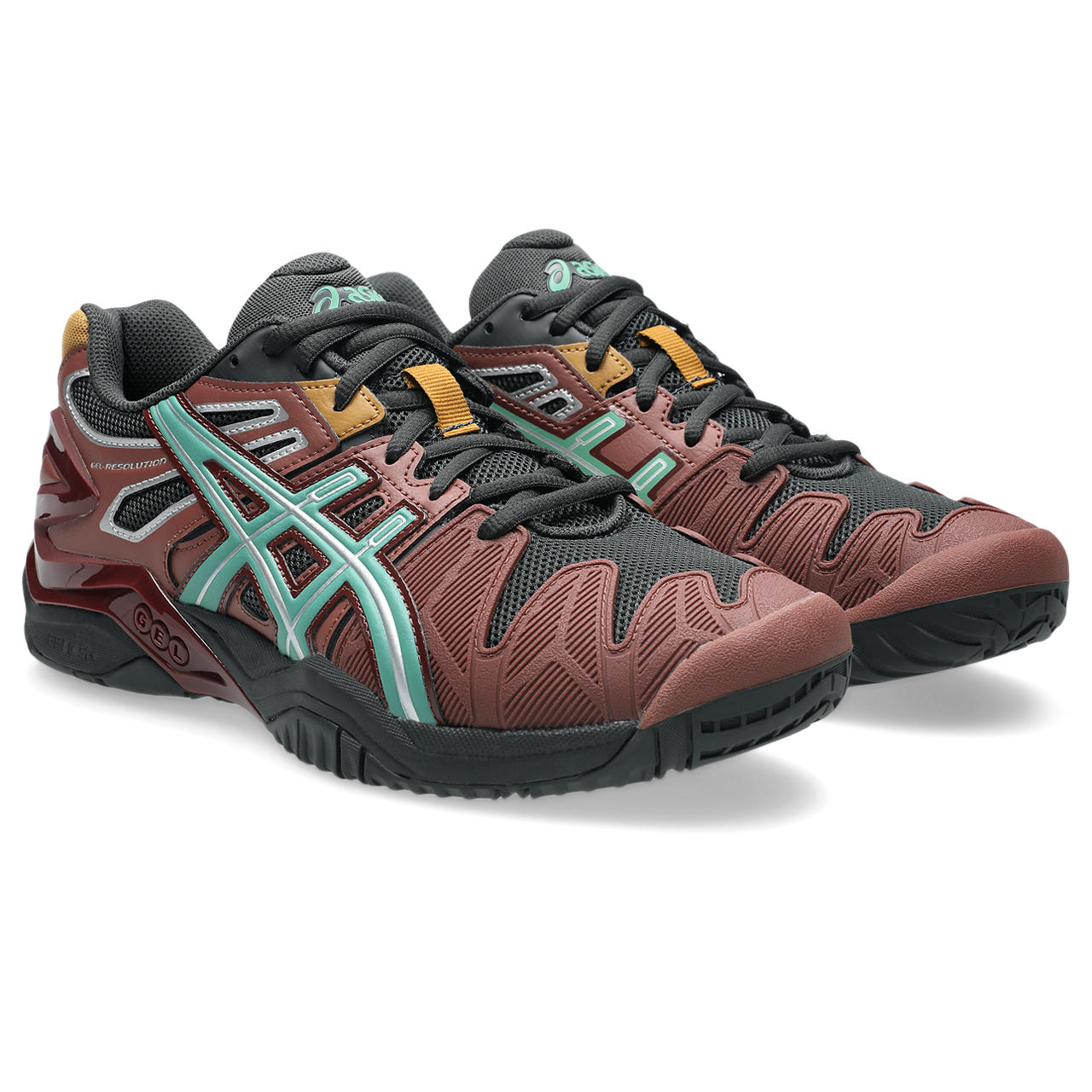 Asics "Gel-Resolution 5" Mens - Graphite Grey / Catalina Green