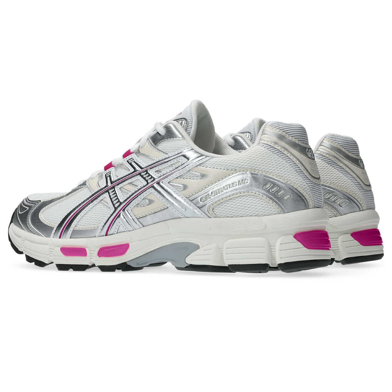 Asics "Gel-Stratus MC" Mens - White / Raspberry