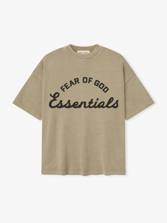 Fear of God Essentials "Training 90's Short Sleeve Tee" Mens - Faded Dune