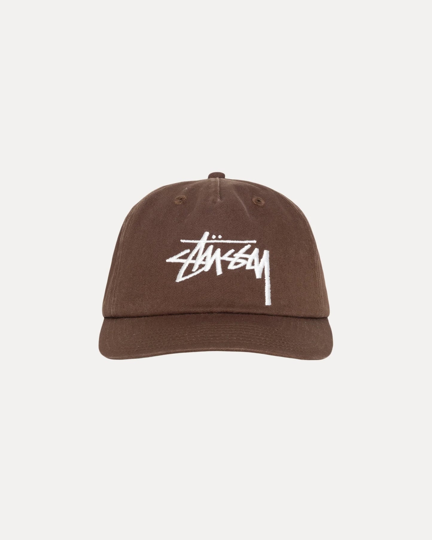Stussy "Big Stock Mid Depth Cap" M - Chocolate