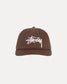 Stussy "Big Stock Mid Depth Cap" M - Chocolate