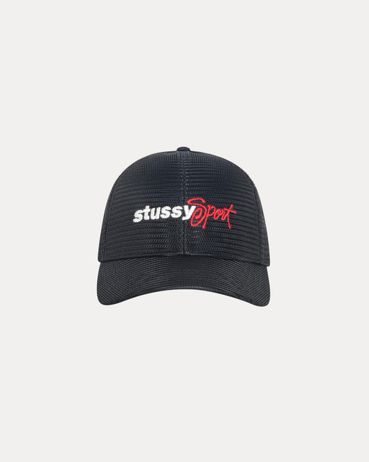 Stussy "Sport Mesh Cap" - Black