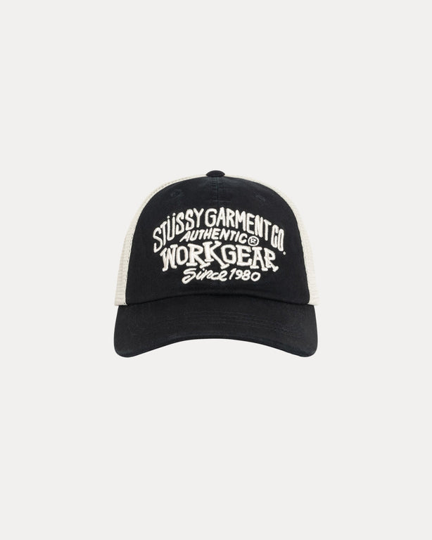 Stussy 25ss WORKGEAR STRAPBACK BLACK ③ Stussy 